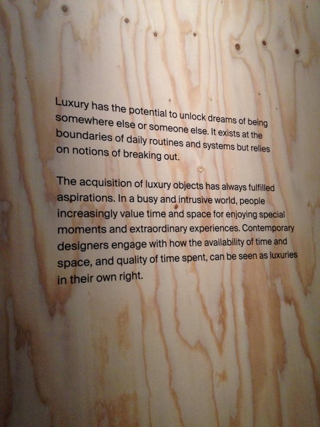 Define: Luxury. V&A.