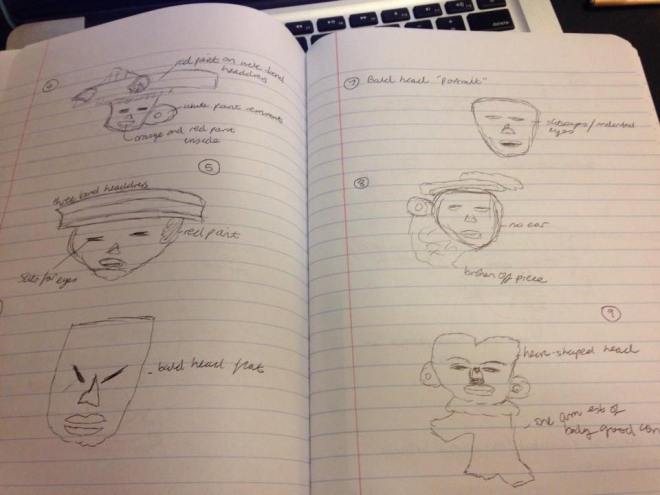 Some of the Mexican heads I got to see! 