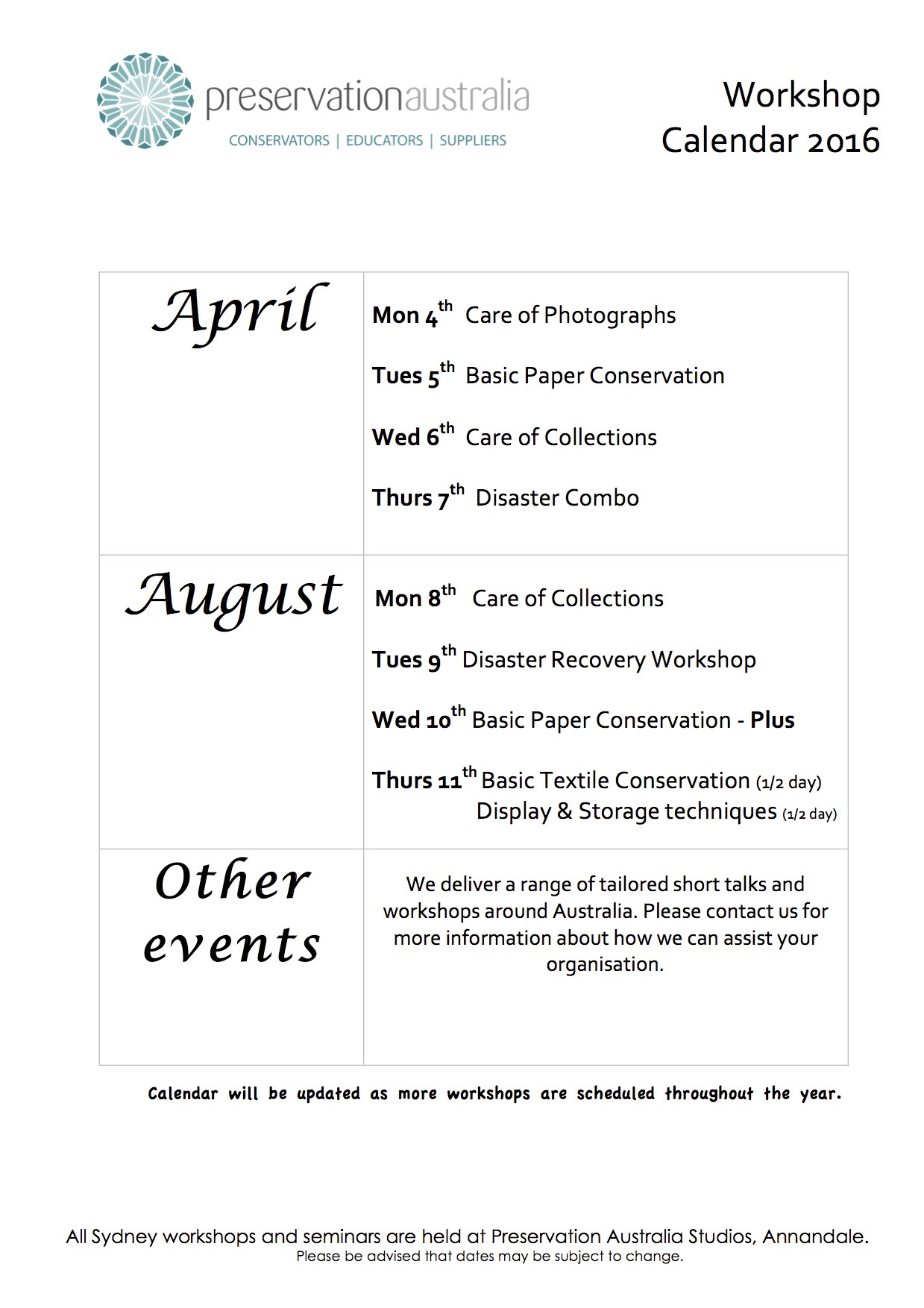 2016-workshop-calendar-2016-workshop-calendar