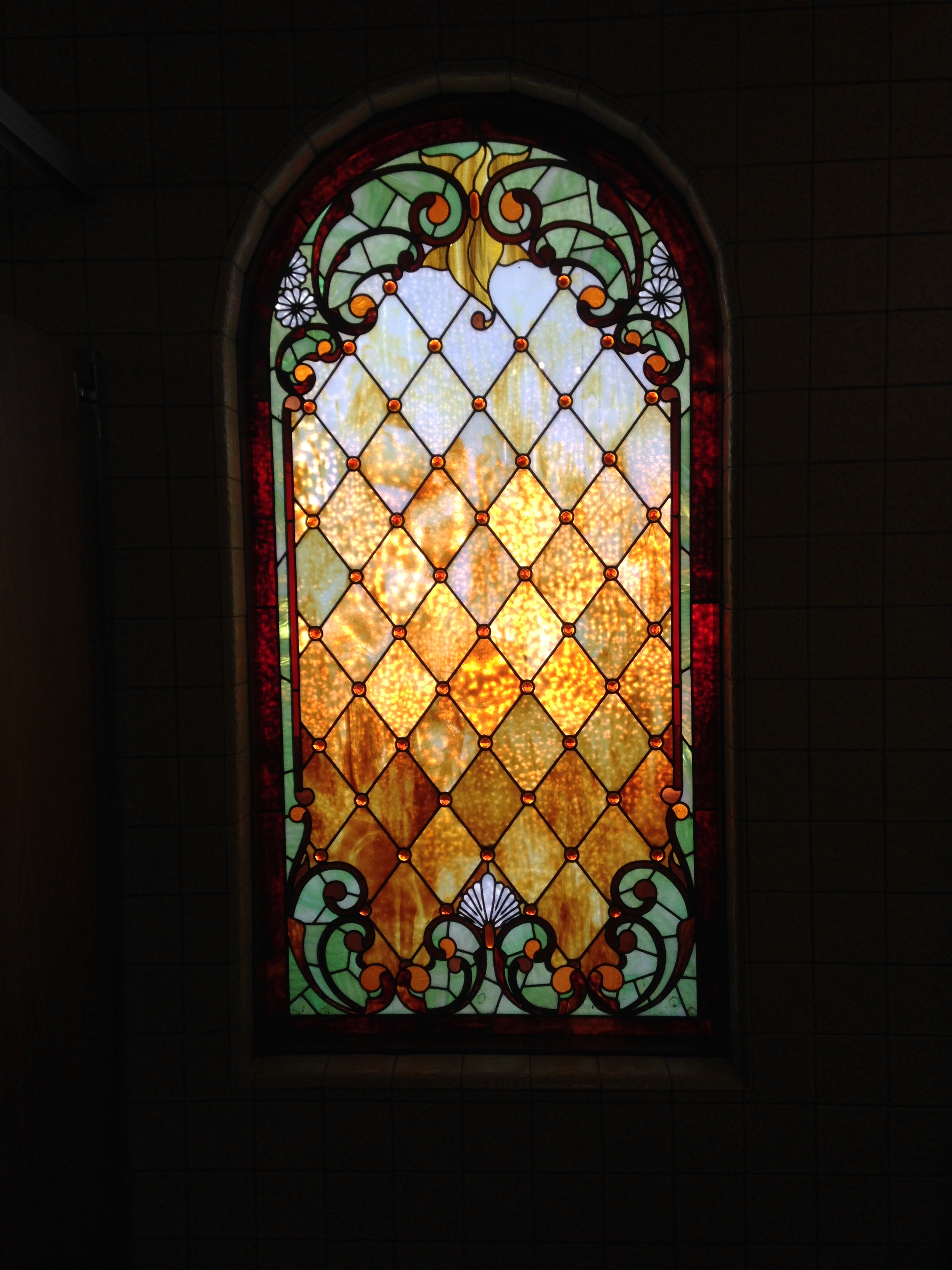 Tiffany Window in Winchester Mystery House